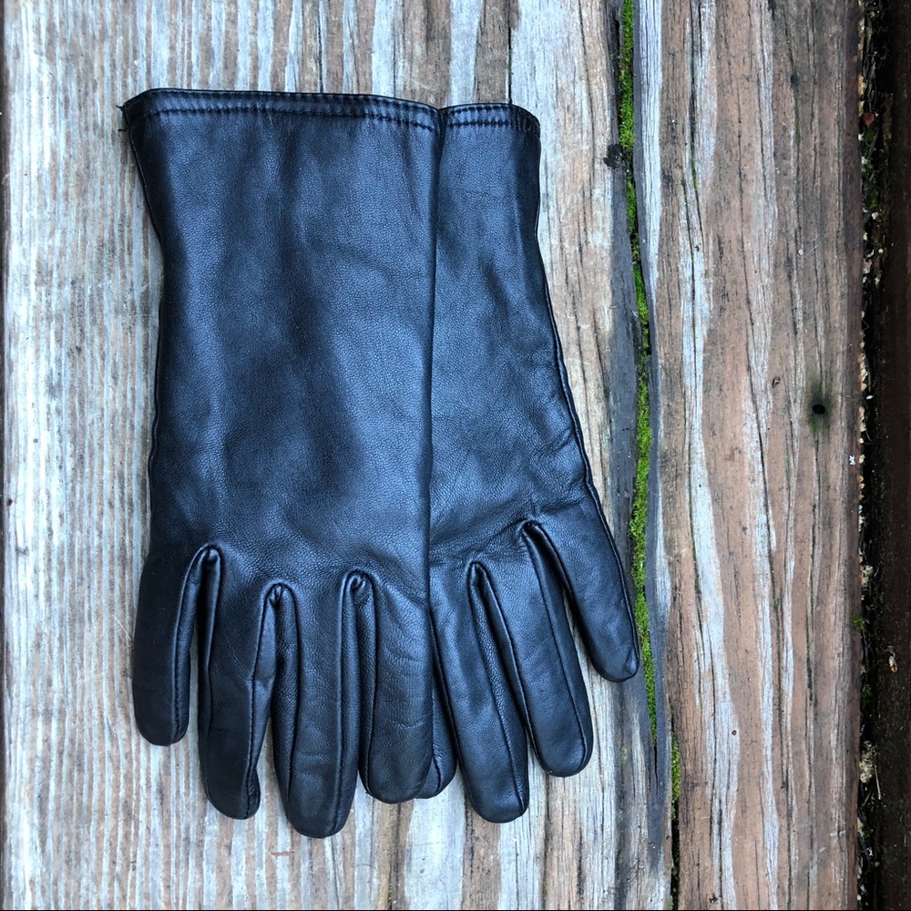 Thinsulate leather gloves black medium